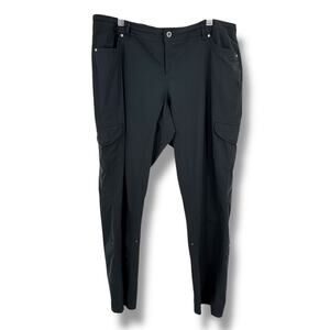 Kuhl Freeflex pants women's 20W roll up adjustable outdoor hiking pockets gray